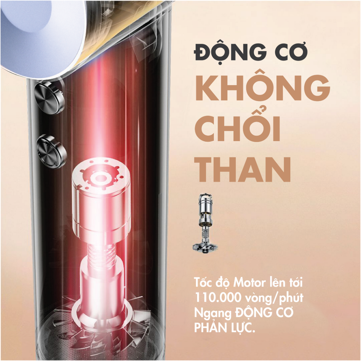 Máy sấy tóc ion âm tốc độ cao Laifen Swift Màu Đen