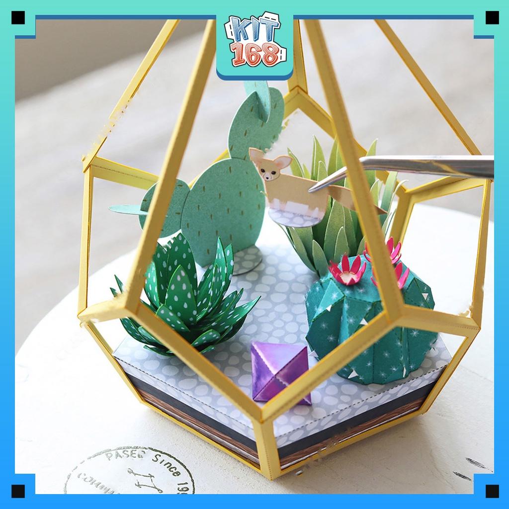 Mô hình giấy động vật Terrarium Cáo Fennec