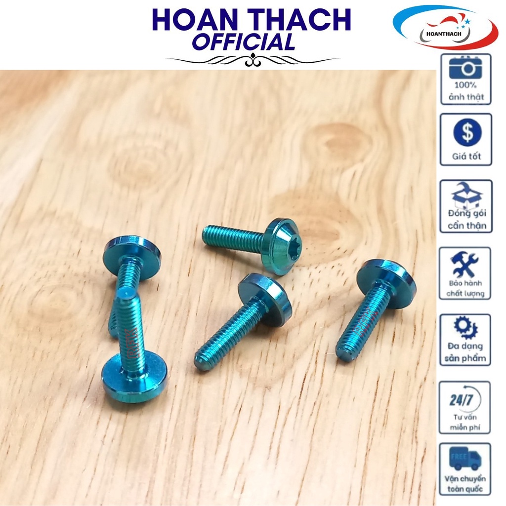 Ốc Gr5 Titan Dù 4L15 Lục Bảo Dùng cho nhiều dòng xe  SP010312(giá 1 con)