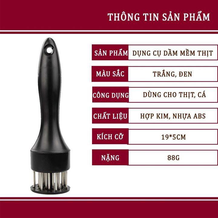 Dụng cụ châm thịt, làm mềm thịt - Cây châm bì, xăm bì, xâm bì nấu ăn tiện dụng (Giao màu ngẫu nhiên)