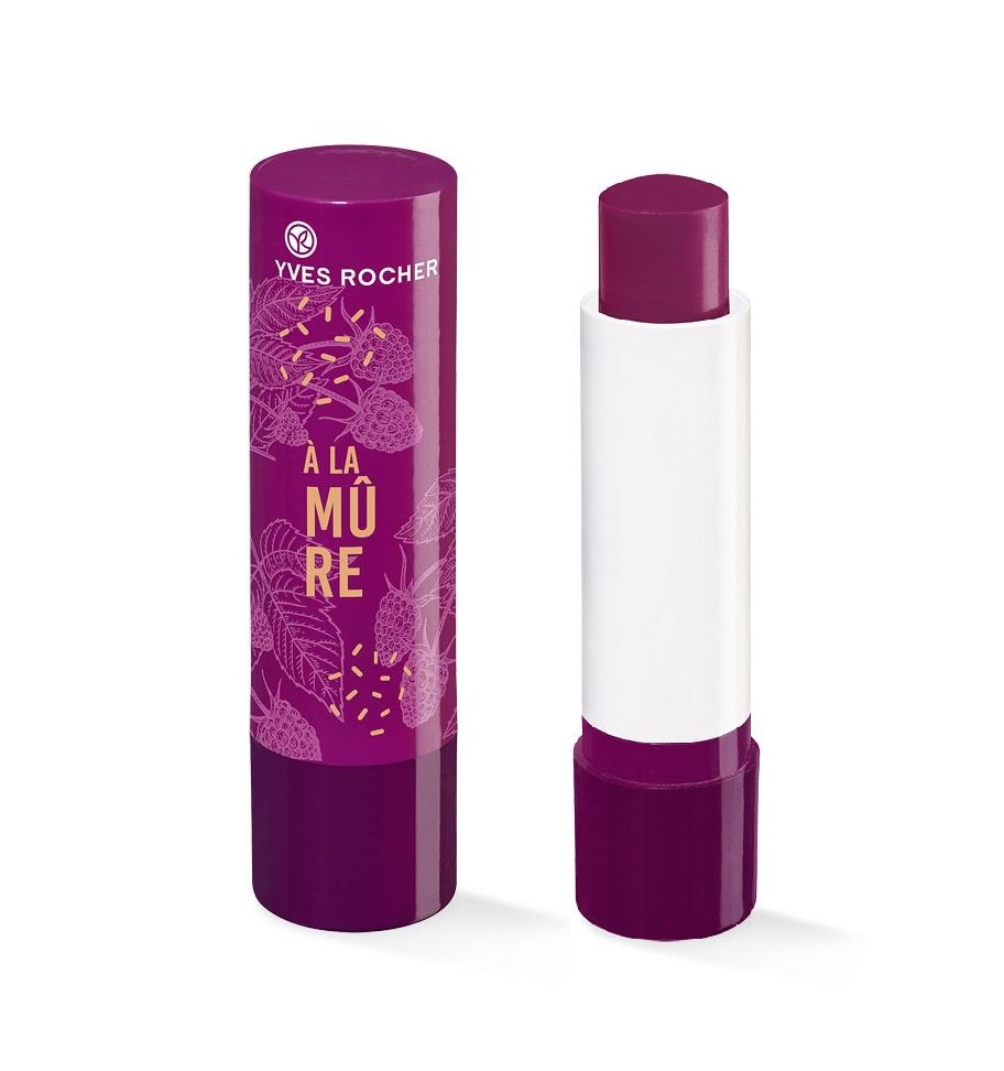 Son Dưỡng Môi Chiêt Xuất Qủa Mâm Xôi Đen Yves Rocher Blackberry Lip Balm 4.8g