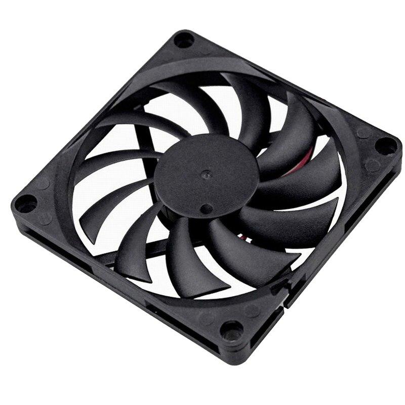 1Pcs Gdstime DC 24V 80mm 80x80x10mm Dual Ball Computer Case Axial Brushless Cooling Fan 8cm 80mmx10mm PC CPU Radiator Cooler Fan