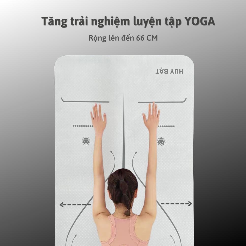 THẢM TẬP YOGA, GYM 2 LỚP + TÚI ĐỰNG THẢM TẬP YOGA - GIAO MÀU NGẪU NHIÊN.