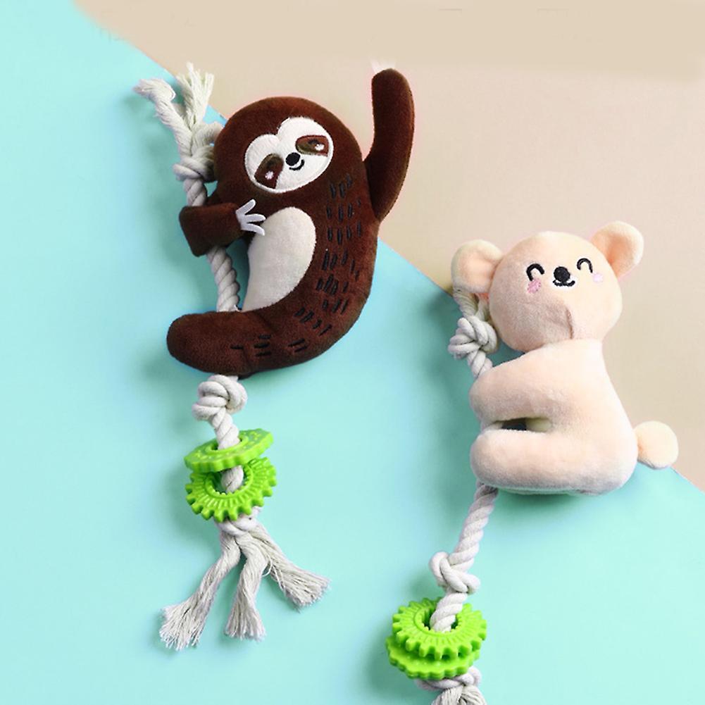 Chó Squeaky Chew Đồ chơi với dây thừng Tương tác Tương tác Tương tác Đồ chơi đồ chơi cho chó