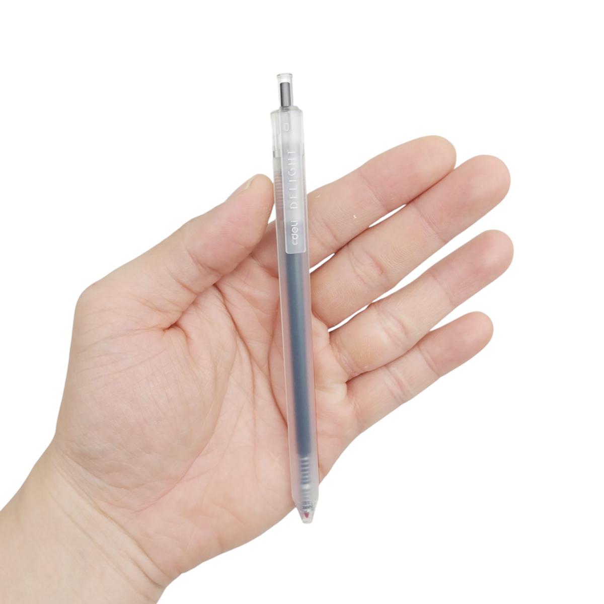 Bút Gel 0.5 mm - Deli EG118-BK - Mực Đen