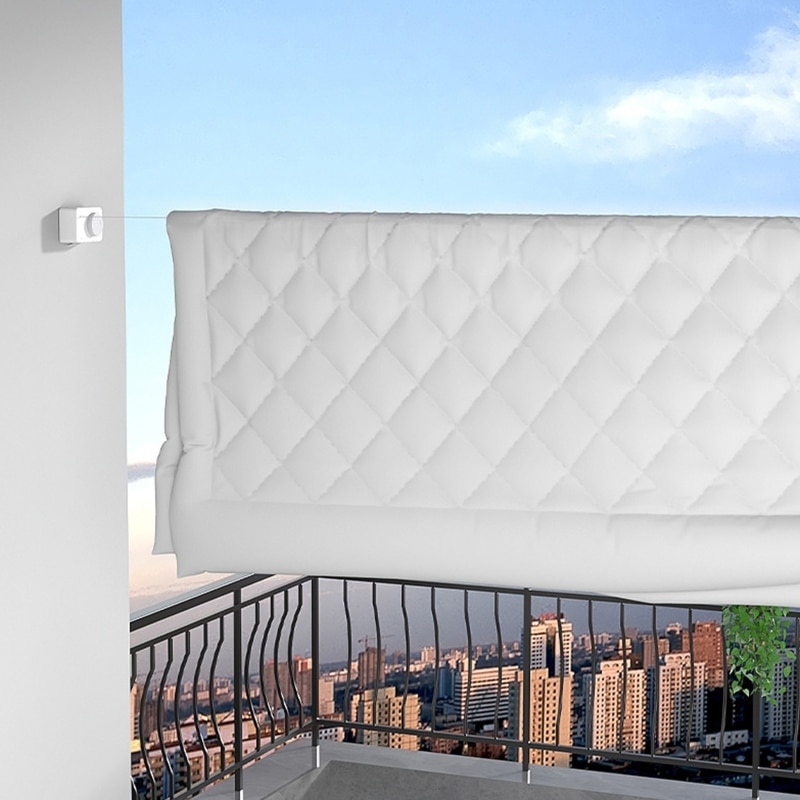 Dây cáp treo phơi quần áo Invisible Clothesline cao cấp 4.2m
