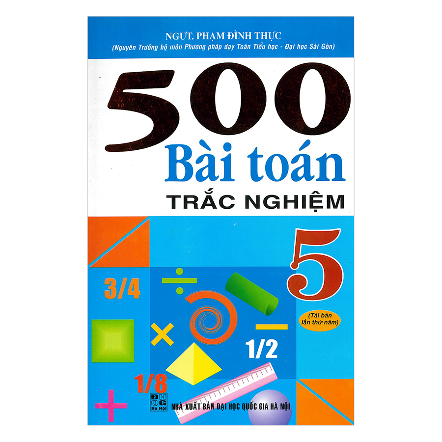 500 Bài Toán Trắc Nghiệm Lớp 5