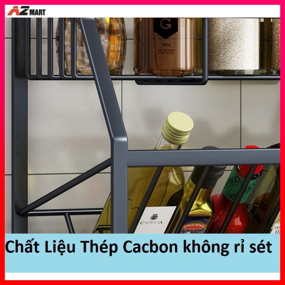 Kệ Nhà Bếp Kệ Gia Vị - Kệ Để Đồ Nhà Bếp Sơn Tĩnh Điện 3 Lớp Cao Cấp Mẫu Mới 2021