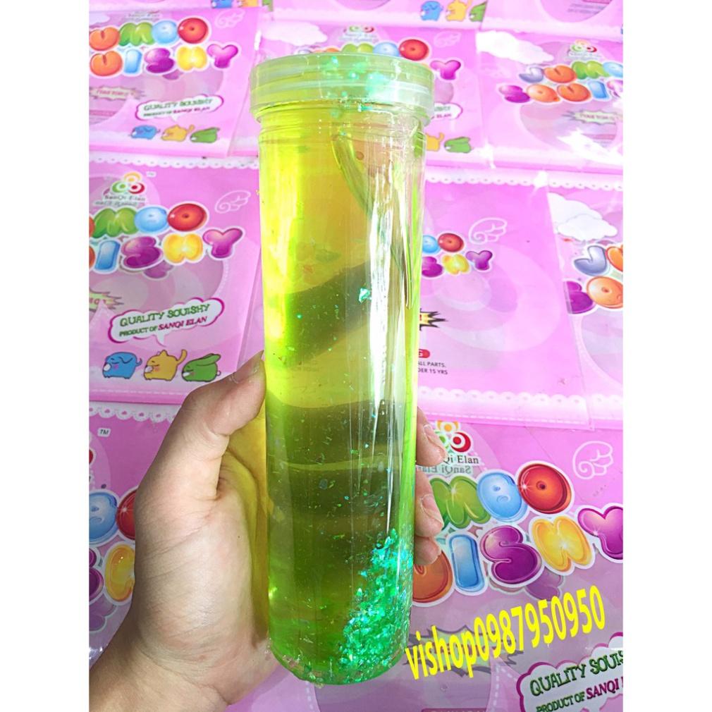 SLIME LỌ KIM TUYẾN THỦY TINH LOẠI TO cực đẹp thiết kế độc đáo ấn tượng Đồ chơi Slam Gudetama