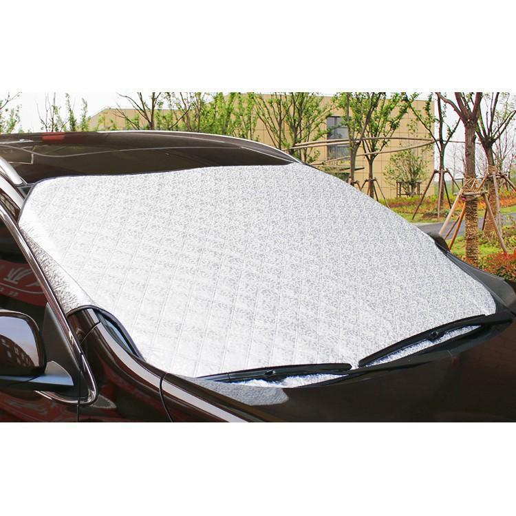 Bạt Phủ Xe Ô tô, Bạt che nắng kính lái xe ô tô hàng dày phản quang 3 lớp - bạt kính lái