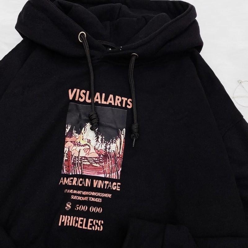 Áo Hoodie Nỉ Lót Bông VISUA Unisex