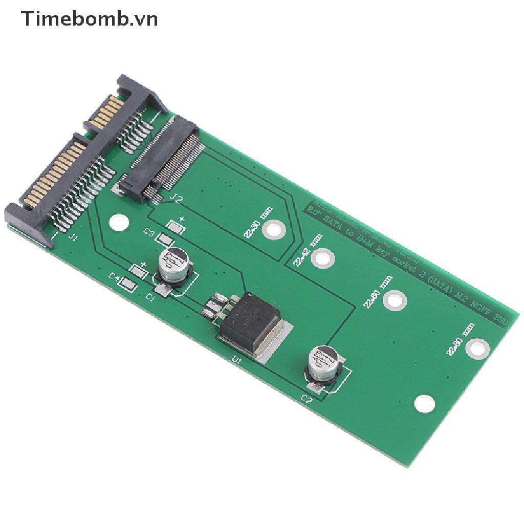 Card Chuyển Đổi ngff ssd Sang sata 2.5 inch m.2 ngff ssd Sang sata3 Thẻ