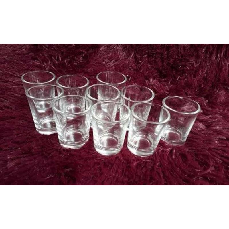 Hộp 12 ly uống rượu - chén mắt trâu thủy tinh chịu nhiệt và chống va đập tốt