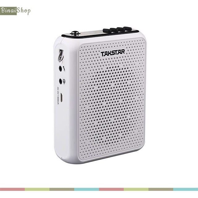 Takstar E300W- Tặng túi rút đựng máy trợ giảng - Máy Trợ Giảng Không Dây UHF, Kết Nối Bluetooth, Công Suất 10W Cho Giáo Viên, Bán Hàng - Hàng chính hãng