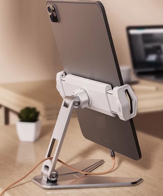 Giá đỡ máy tính bảng kiêm kẹp điện thoại xoay 360 độ cho iPad, Galaxy Tab P47 Vu Studio - Hàng chính hãng