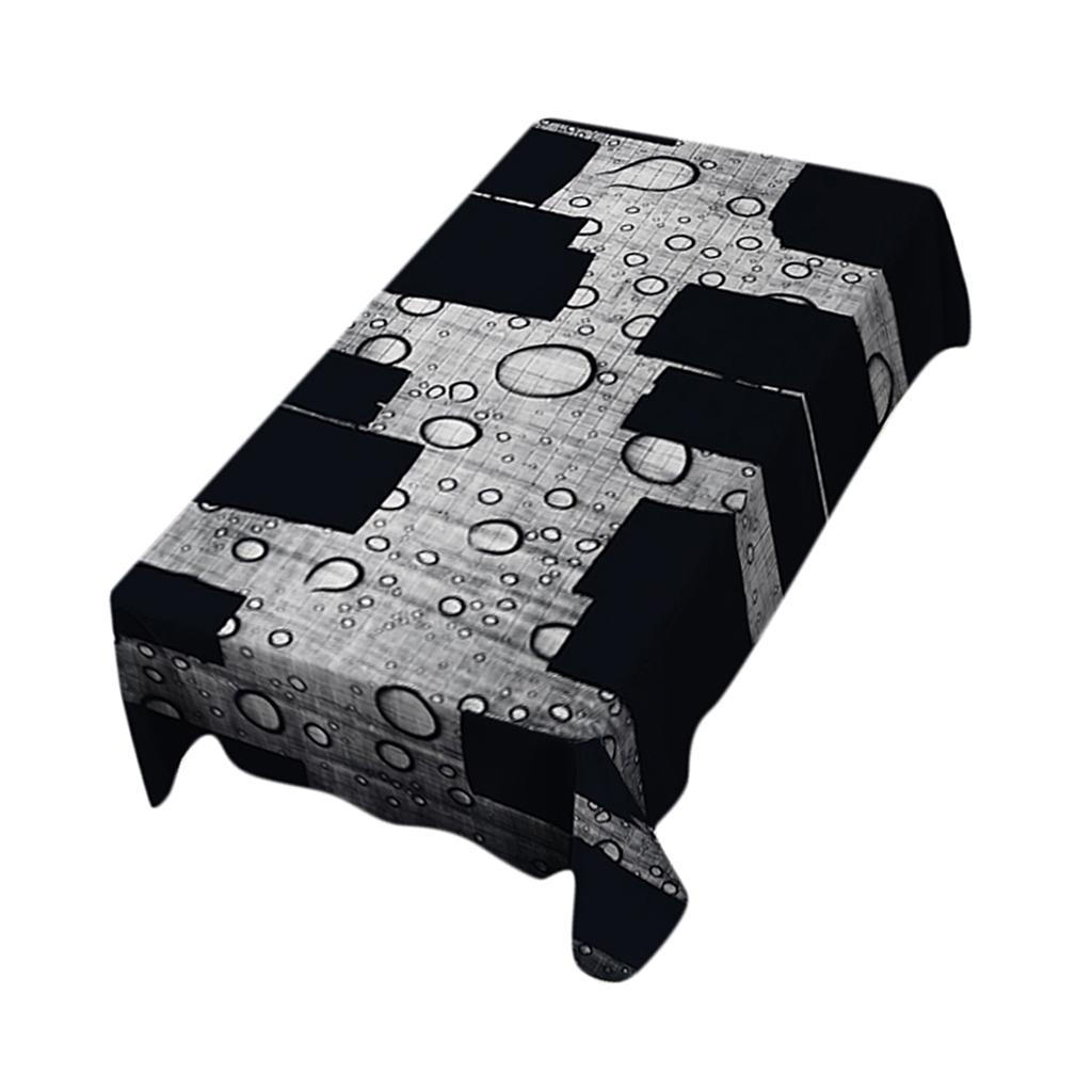 American Rectangular Polyester Tablecloth Table Cover Kitchen