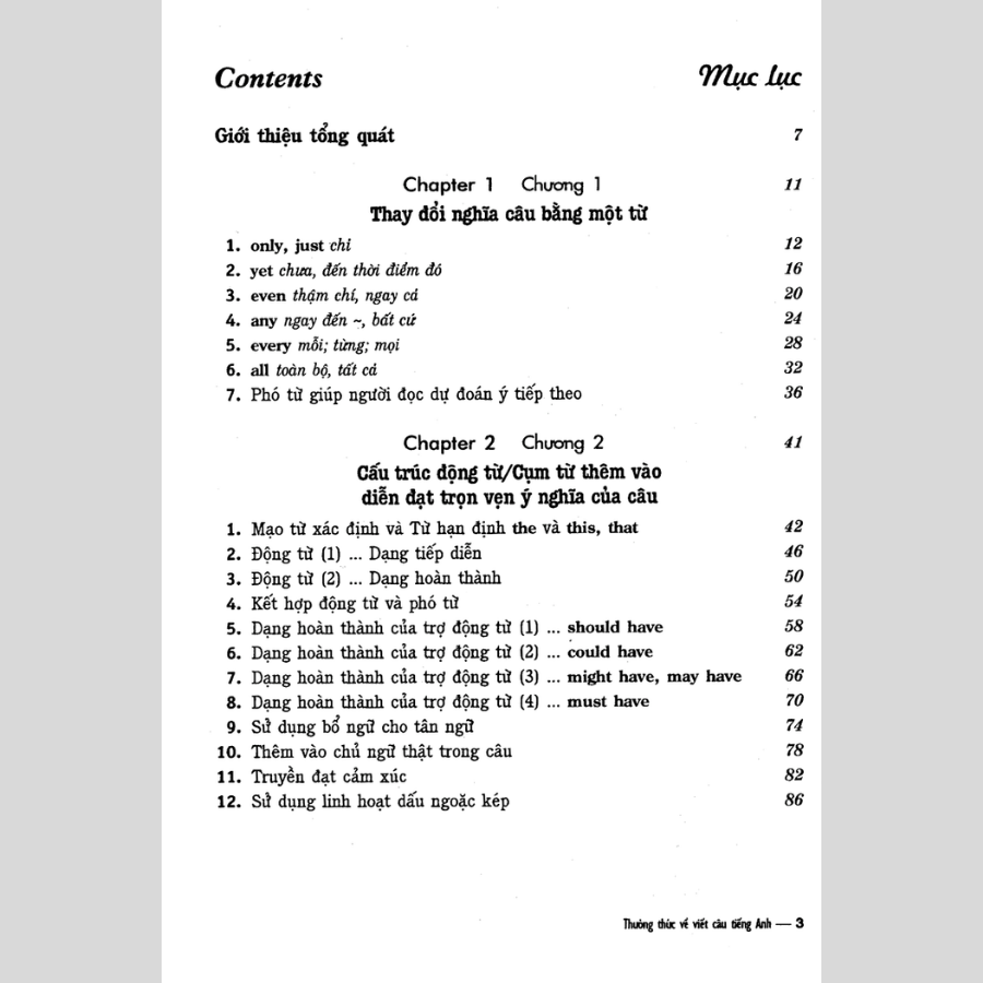 Sách Thường Thức Về Viết Câu Tiếng Anh