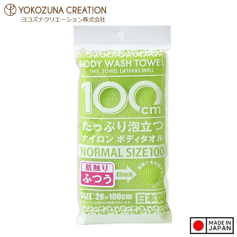 Khăn tắm tạo bọt Yokozuna Creation 28x100cm - Made in Japan