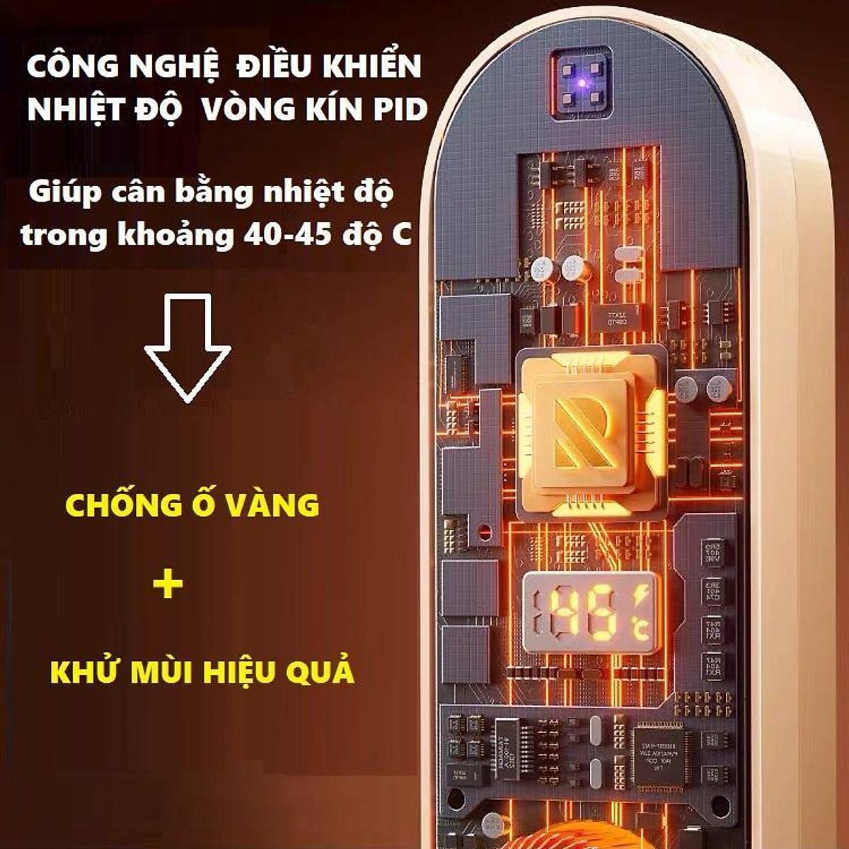 Máy sấy giày đa năng, khử trùng, khử mùi giày dép tất, găng tay diệt khuẩn bằng tia UV, hẹn giờ, tự động cân bằng nhiệt