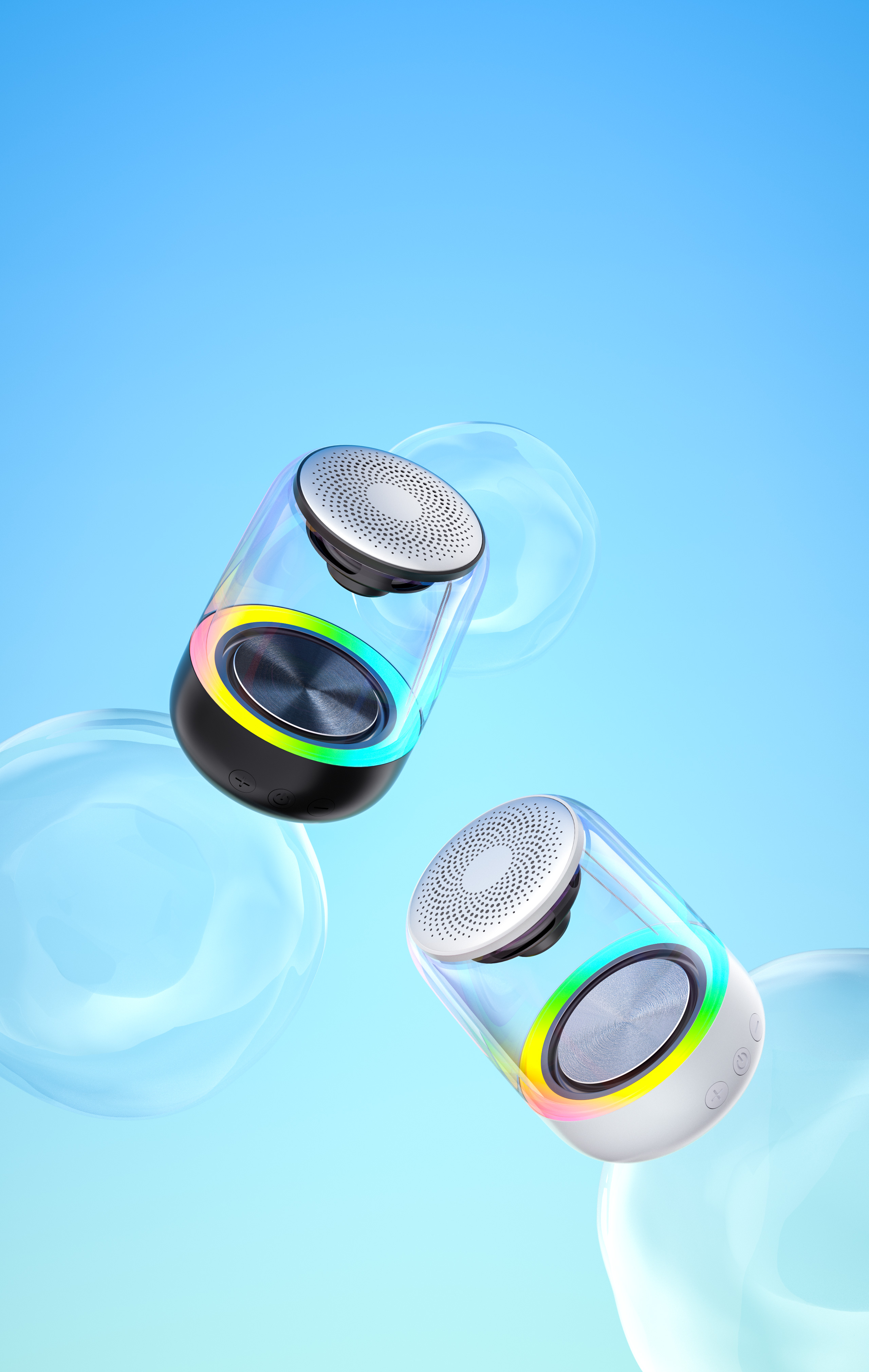 Loa Bluetooth YAYUSI C7 mặt giả kính, có khe cắm thẻ nhớ, chất lượng âm thanh to, Hàng chính hãng ủy quyền Kim Ánh