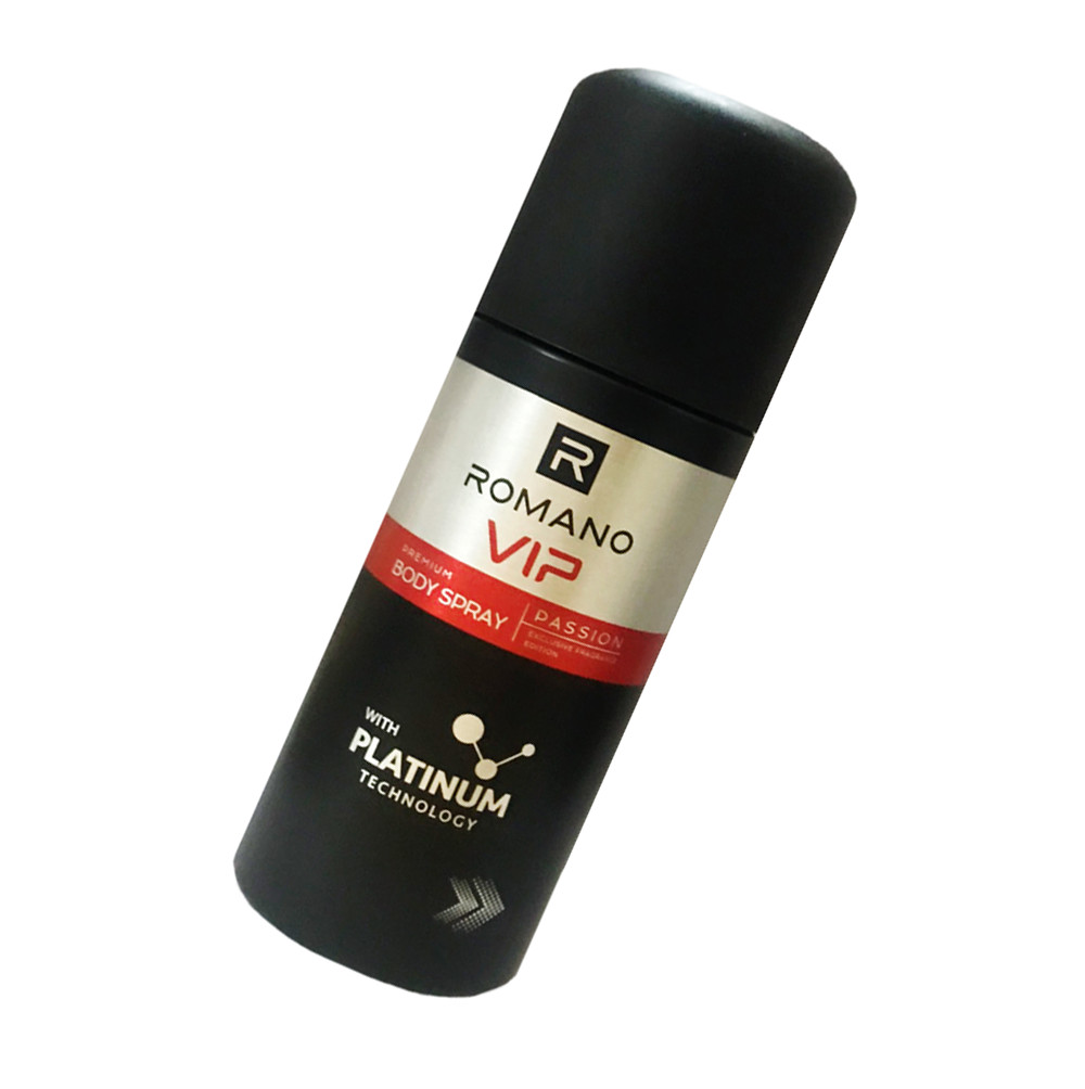 Xịt Ngăn Mùi Nước Hoa Cao Cấp Romano Vip Passion 150ml/chai