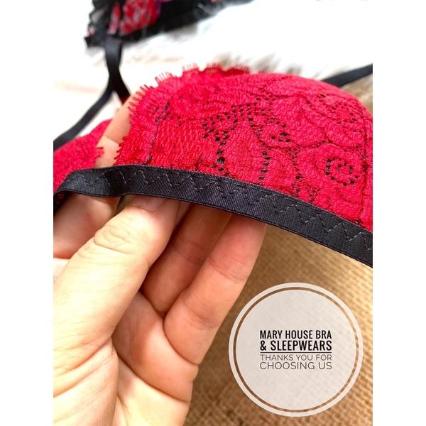 SET BRALETTE REN MÚT NGỰC QUẦN ĐÙI MR23