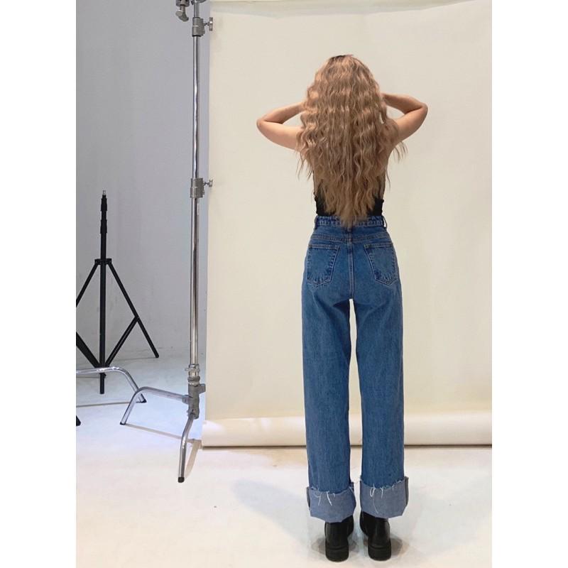 HIGHWAISTED STRAIGHT JEANS ( QUẦN JEANS ỐNG ĐỨNG RÁCH - VÀ KHÔNG RÁCH )