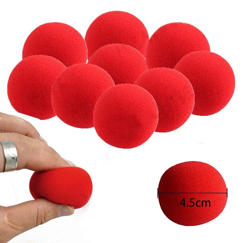 Combo 4 Quả Bóng Ảo Thuật Mút Xốp Đỏ,Sponge Ball, Ảo Thuật Đường Phố, Đồ Chơi Sáng Tạo, Vui Nhộn, Thông Minh Dành Cho Bé