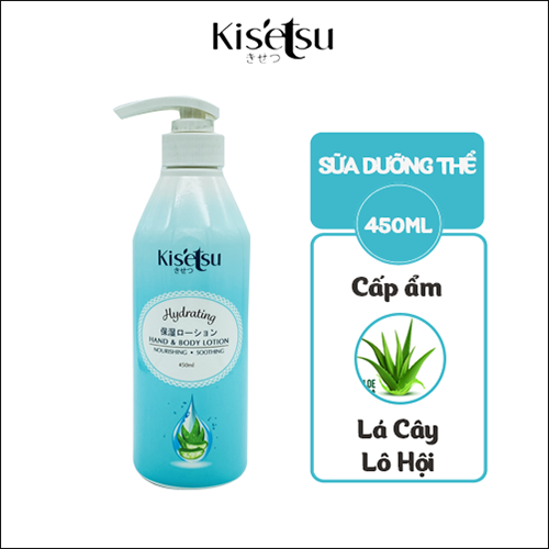 Sữa Dưỡng Thể Tái Tạo &amp; Sáng Da Kisetsu Cấp Ẩm Hương Nha Đam - 450ml