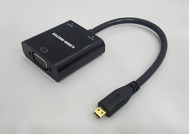 Cáp (KY-H128B) micro HDMI --&gt; VGA