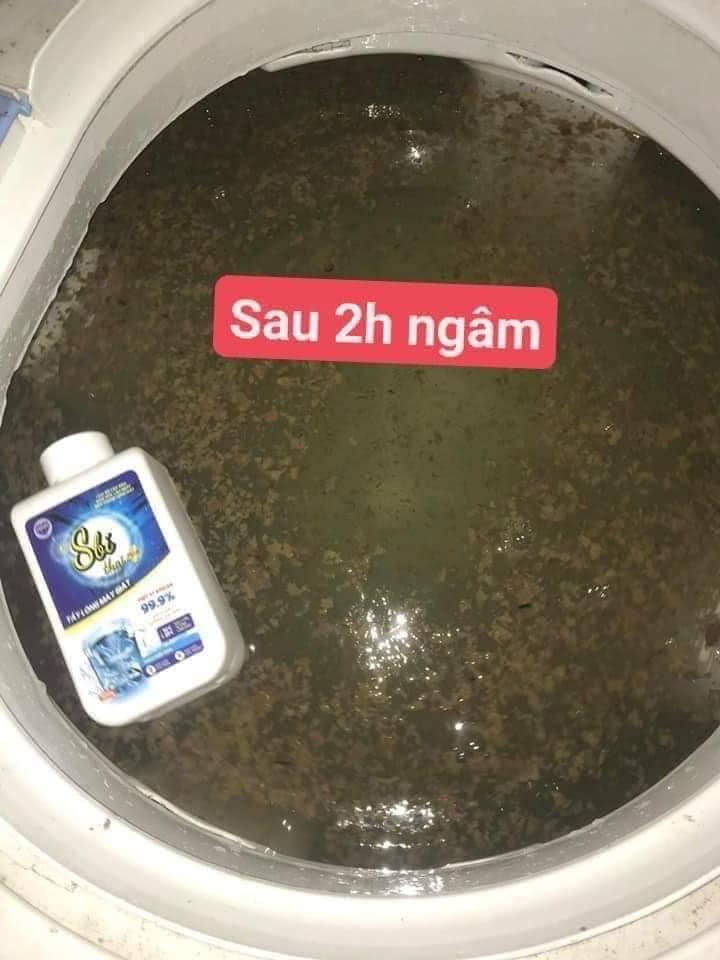 Bột tẩy lồng vệ sinh máy giặt cửa ngang cửa đứng SBI
