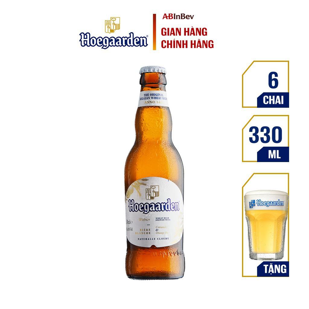 Lốc 6 Chai Bia Hoegaarden White (330ml/ chai)