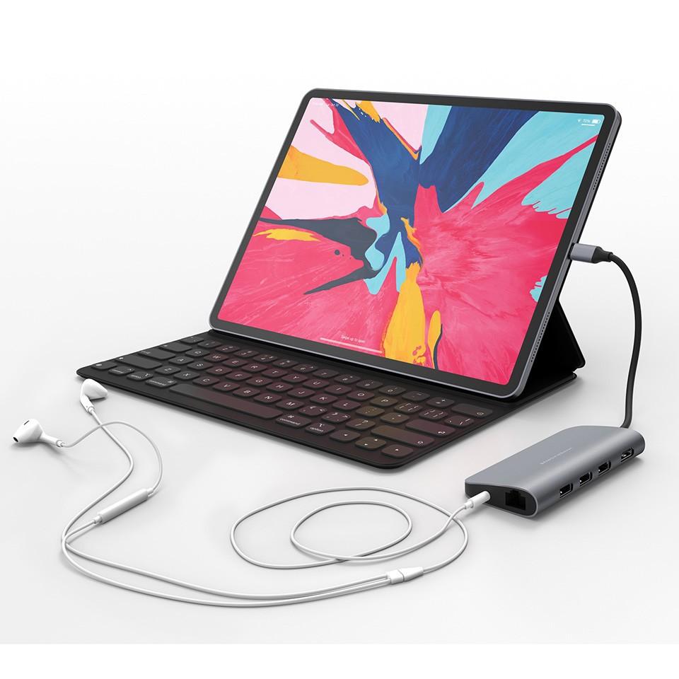 Cổng Chuyển HyperDrive Power 9-in-1 USB-C Hub Dành cho  iPhone, Macbook, Ultrabook, USB-C Devices - HD30F - Hàng Chính Hãng