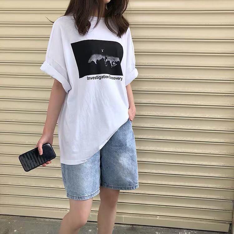 QUẦN SHORT LỬNG JEAN – BÒ NGÓ ĐÙI KIỂU NỮ LƯNG CAO XANH TRƠN BASIC 25