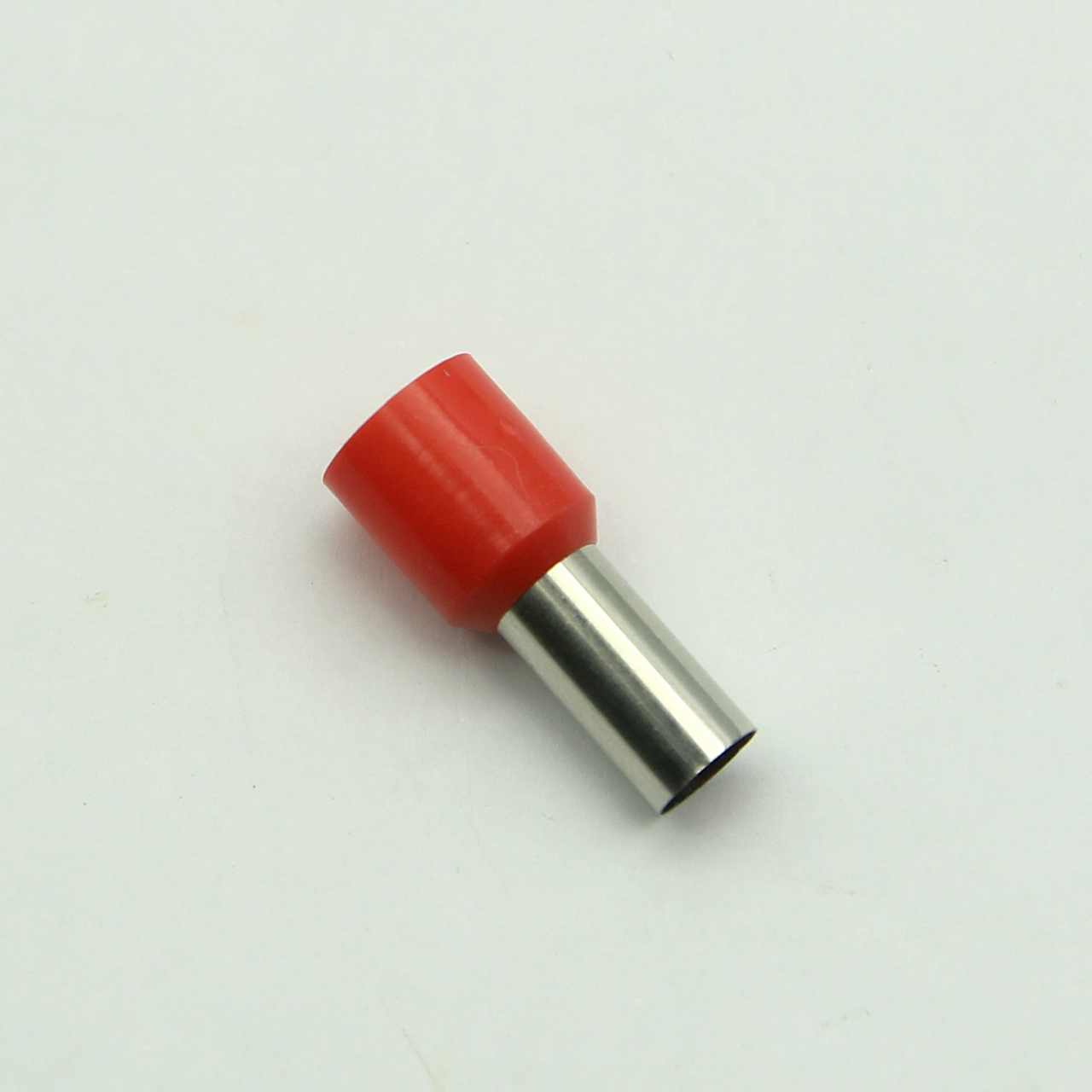 Túi 100 đầu cos pin rỗng E1612 bọc nhựa đỏ