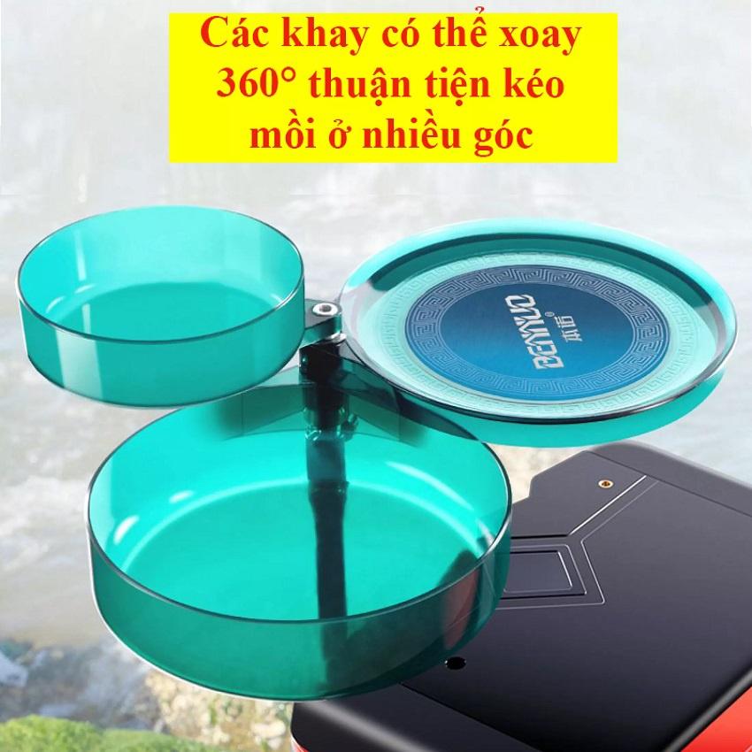 Khay Đựng Mồi Câu Cá,Câu Đài,Câu Đơn Tặng Đầy Đủ Phụ Kiện HPK4 - Sanami Fihsing