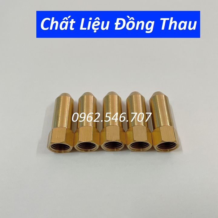 Béc rửa xe bằng đồng áp lực cao ren trong 13mm