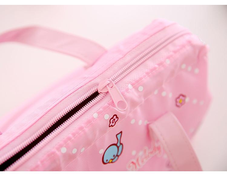 Hoạt Hình Dễ Thương Hộp Cơm Trưa Túi Hello Kitty Cách Điện Di Động Túi Đựng Đồ Ăn Trưa Sinh Viên Công Suất Lớn Ngoài Trời Trữ 24*18*14Cm