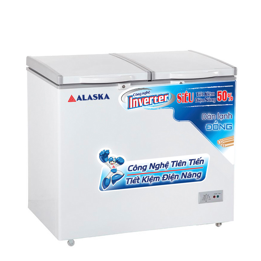 Tủ Đông Mát Inverter Alaska 550 Lít BCD-5568CI - Hàng Chính Hãng