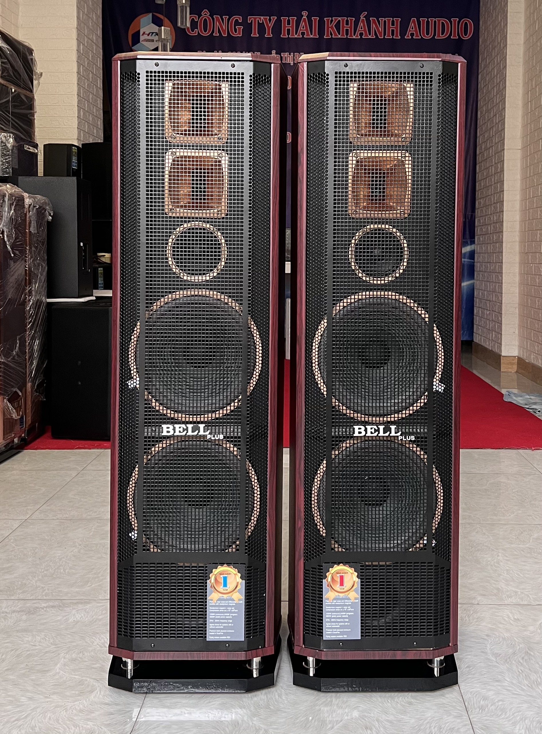 Loa đứng karaoke và nghe nhạc Full đôi 25 cao cấp BellPlus 1 cặp