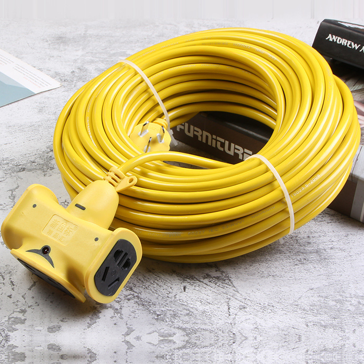 Cuộn dây điện kèm ổ cắm, phích cắm đúc chịu lực cao