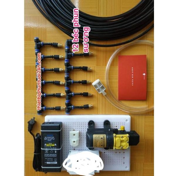 Bộ phun sương tưới lan tự động hẹn giờ tự động hoặc smart wifi qua điện thoại