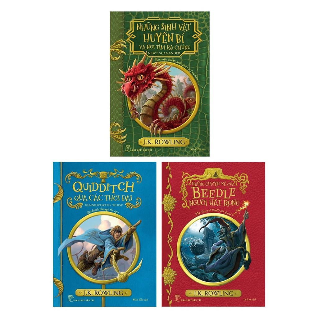 Sách - Combo 3 Cuốn Harry Potter Ngoại Truyện Sinh Vật Huyền Bí, Qua Các Thời Đại, Người Hát Rong