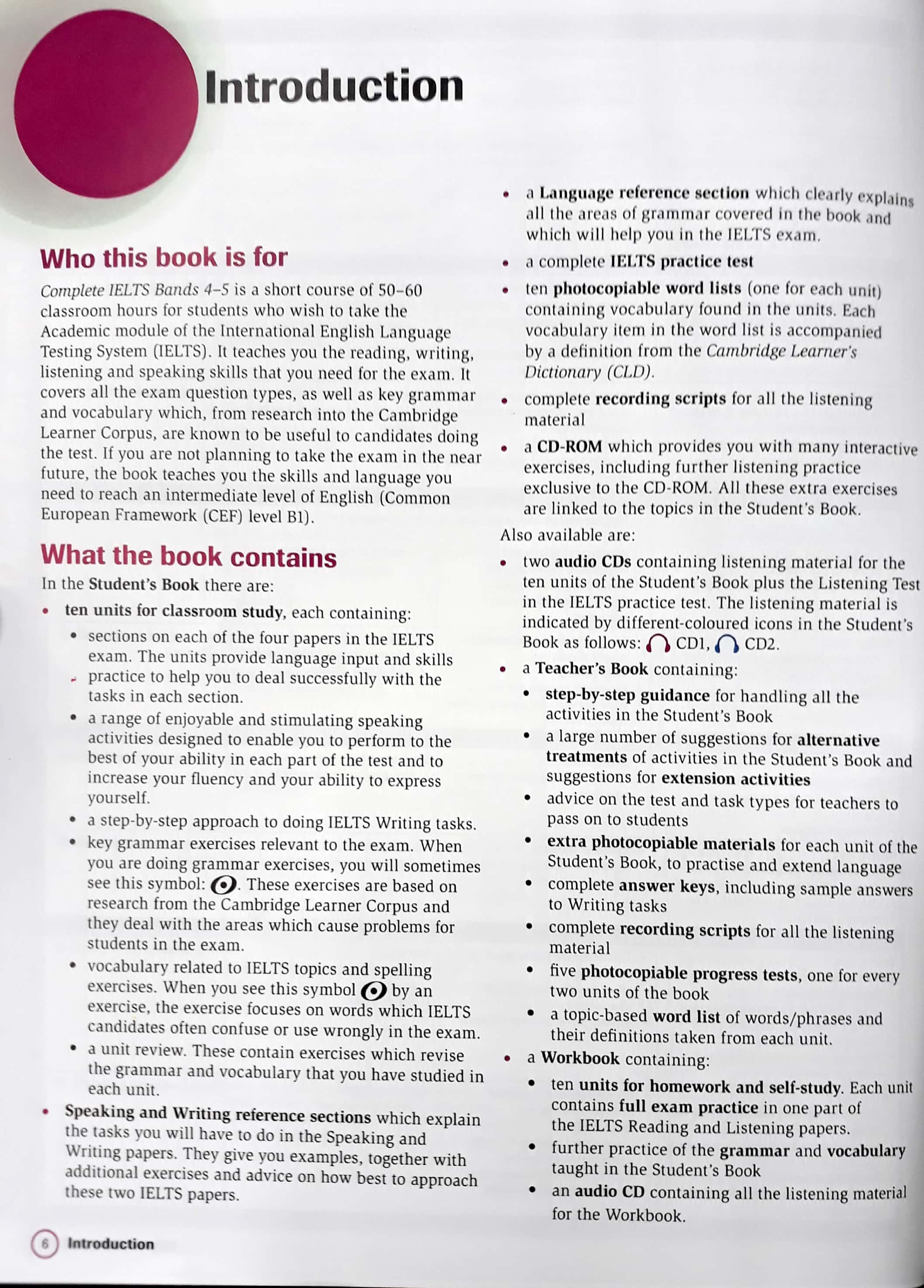Combo Sách Complete IELTS B1 Student's Book + Workbook with answer (CD-ROM &amp; Audio CD) (Bộ 2 Cuốn)