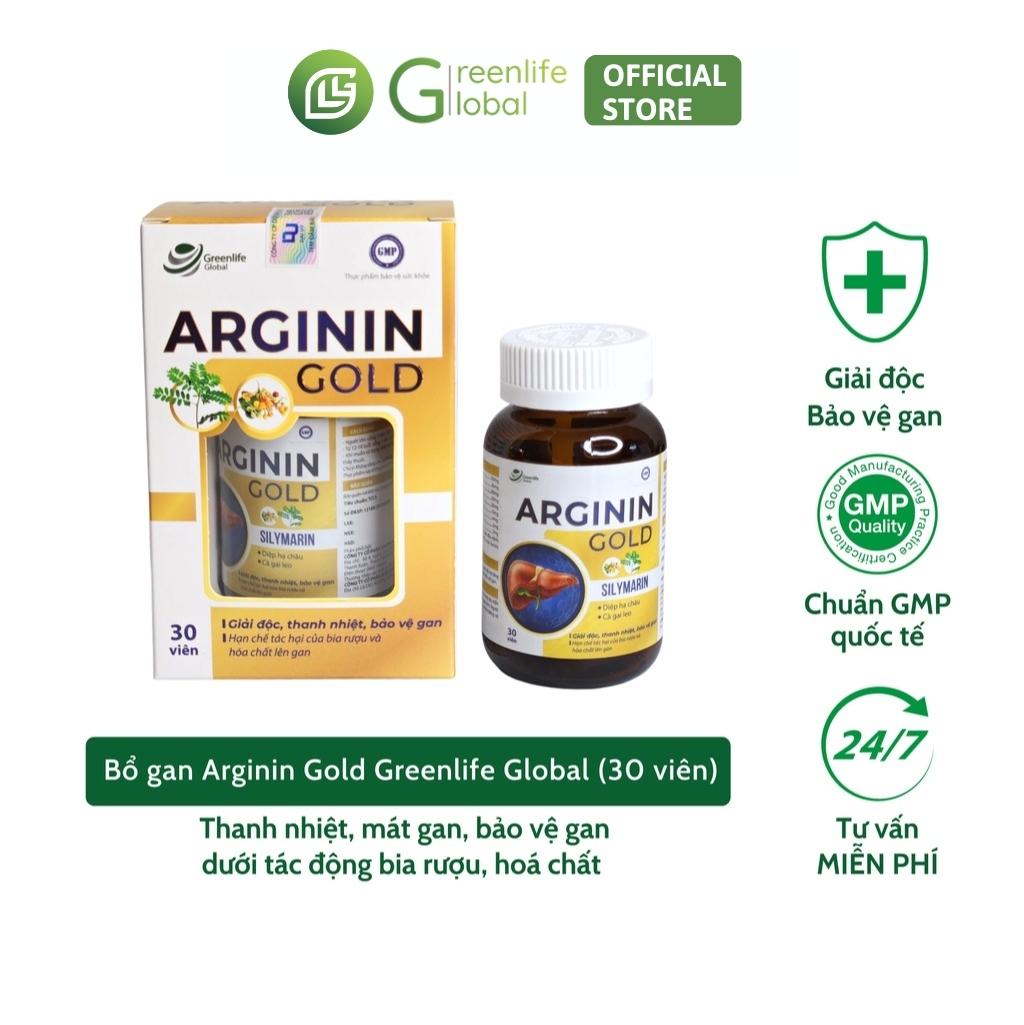 Bổ gan Arginin Gold GreenLife - Thanh nhiệt, giải độc, bảo vệ gan