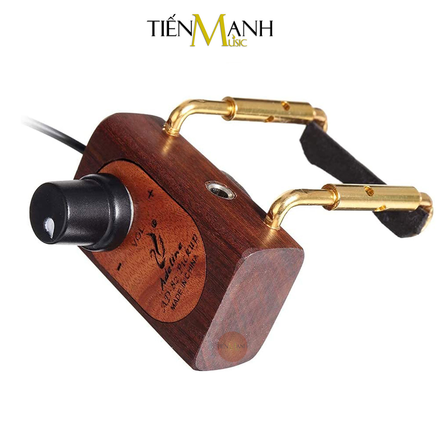 Pickup Nhạc Cụ 2 Đầu Thu Adeline AD82 - Bộ Thu Âm Thanh Cho Đàn Violin  AD-82 Hàng Chính Hãng - Kèm Móng Gẩy DreamMaker