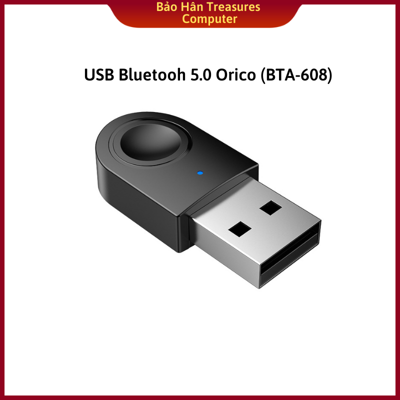 USB Bluetooth 5.0 tốc độ 5Mbps Orico BTA-608 – Hàng Phân Phối Chính Hãng