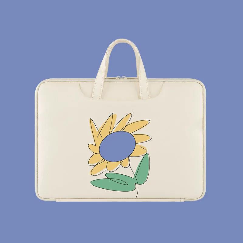 Gấu Túi Đựng Laptop 11 12 13 14 15.6 Inch Nữ Tay Dành Cho MacBook Air Pro Túi Xách Tay Máy Tính Máy Tính Bảng ốp Lưng Xiaomi Dell