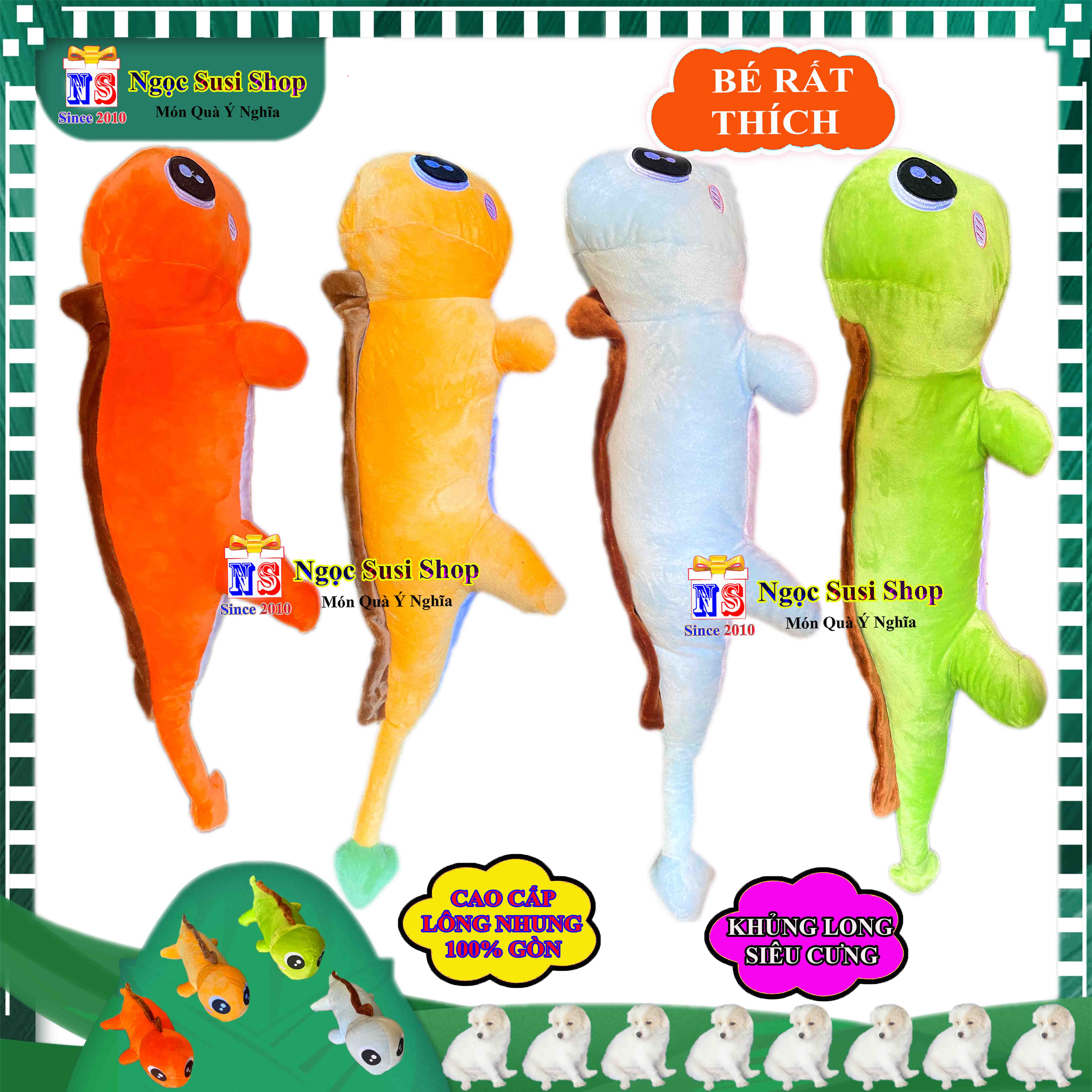 THÚ NHỒI BÔNG CON KHỦNG LONG MẮT LỒI SIZE 65CM SIÊU MỀM MỊN CHO BÉ YÊU QUÁ ĐẸP - GIAO NGẪU NHIÊN MÀU