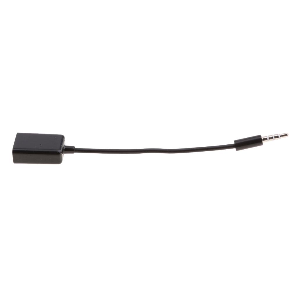 OTG 3.5mm Male To USB 2.0 Female Cable +3.5mm Stereo To USB 2.0 M to M Cable